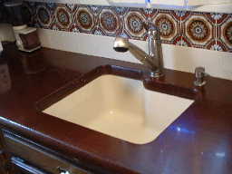 Cement Top w Undermount Sink